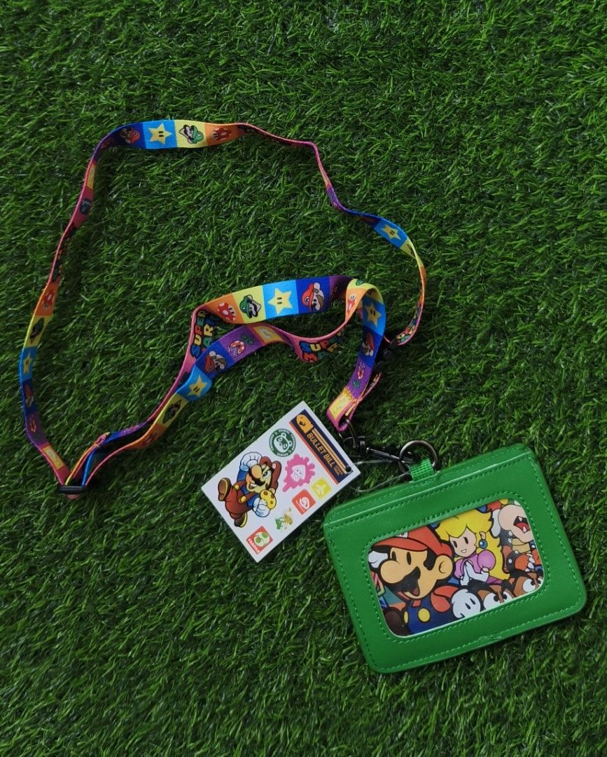 Luigi (Super Mario) ID jacket and lace (Category: Coats, Jackets and Outerwear) located in Baguio. Submitted by ukay_district (Listing ID 1366484232, Image 3). Description: Luigi (Super Mario) ID jacket and lace still with tag 180.