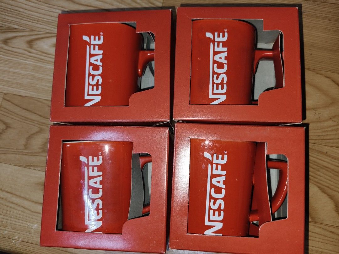 Nescafe Red Mug (Category: Coffee & Tea Tableware) located in Makati City. Submitted by mungojerry (Listing ID 1366520973, Image 1). Description: Nescafe Red Mug 200 each 2K for one dozen.