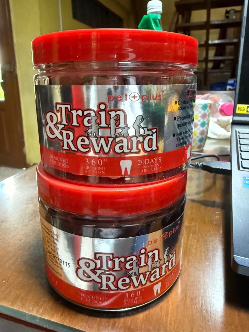 Pet Plus Train & Reward Treats beef (Category: Pet Food) located in Manila. Submitted by hexapom (Listing ID 1366432870, Image 1). Description: Hi selling kasi very picky eater ng dog ko di nya bet ito. Other peta I lnow from friends seem to love this brand. Selling for 150 pesos for both na, opened na yung isa 3 pcs lang naman nabawas. Location: Old Sauyo Quezon City Mop: Gcash, bank, COD You can pick it up or book moveif delivery your call.