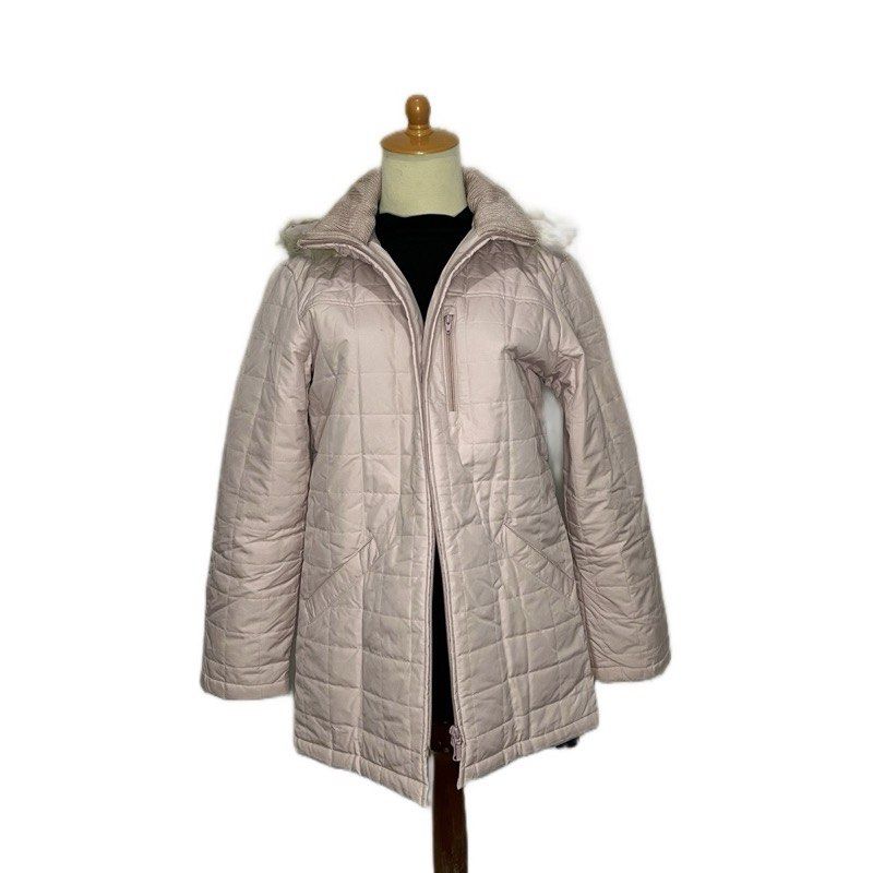 Preloved Uniqlo Puffer Winter Coat Pink