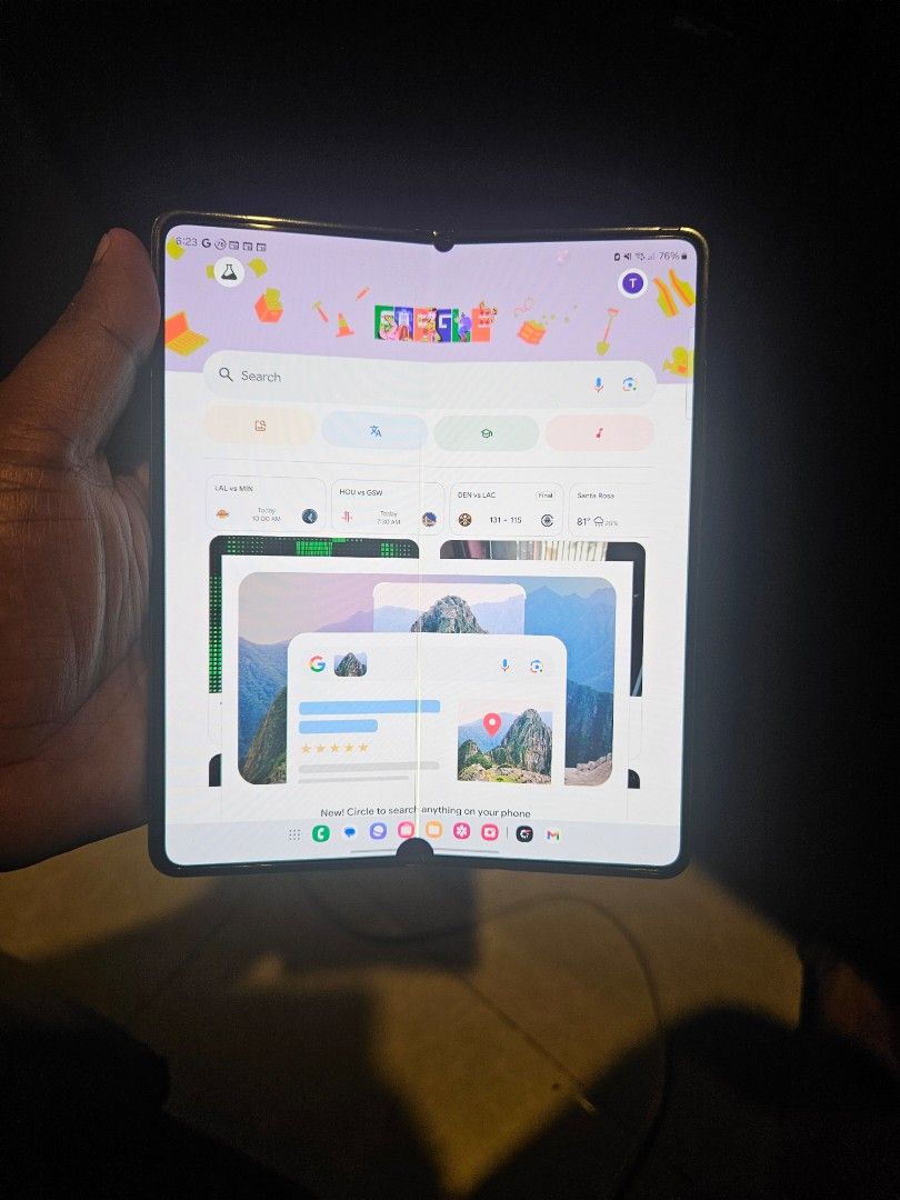 Samsung Galaxy Fold 4 12/256gb Openline (Category: Samsung) located in Manila. Submitted by juanchu (Listing ID 1366536021, Image 2). Description: Samsung Galaxy Fold 4 12gb RAM / 256gb Memory No Sim Restrictions No Dents or Scratches Issue: 1. (2) Black Spot on Main Screen 2. (1) Green Line on Main Screen 3. Hinge does not open fully.