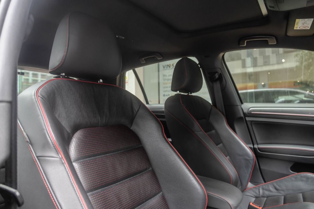 Volkswagen Golf GTI 5DR Auto (Category: Used Cars) located in Singapore. Submitted by vinsautogroup (Listing ID 1366398673, Image 3). Description: Vehicle Features 2L 4 cylinder TSI turbocharged, 227bhp, 6 speed DSG, 0-100km/h in 6.4s, Sunroof, paddle shift, digital instrument cluster, cruise control. Accessories Sports rims, factory fitted audio system, paddle shifters, reverse camera/sensor, Apple/Android Carplay, blind sport indicator, keyless