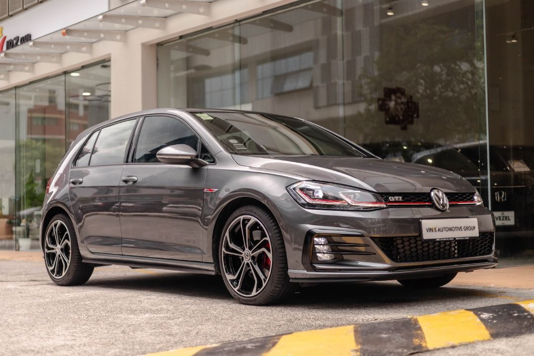 Volkswagen Golf GTI 5DR Auto (Category: Used Cars) located in Singapore. Submitted by vinsautogroup (Listing ID 1366398673, Image 1). Description: Vehicle Features 2L 4 cylinder TSI turbocharged, 227bhp, 6 speed DSG, 0-100km/h in 6.4s, Sunroof, paddle shift, digital instrument cluster, cruise control. Accessories Sports rims, factory fitted audio system, paddle shifters, reverse camera/sensor, Apple/Android Carplay, blind sport indicator, keyless