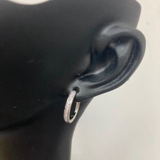 香港珠寶店搜回 純銀925U型鑲石耳環男女同款64241448491649110