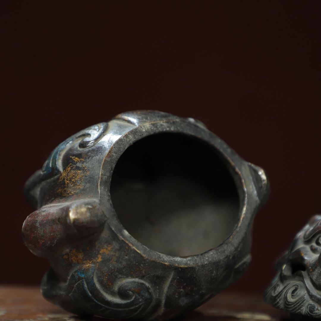 人気大割引 旧藏珍品铜拓金【瑞兽】 熏香炉, 興趣及遊戲, 收藏品及紀念品 仏具一般