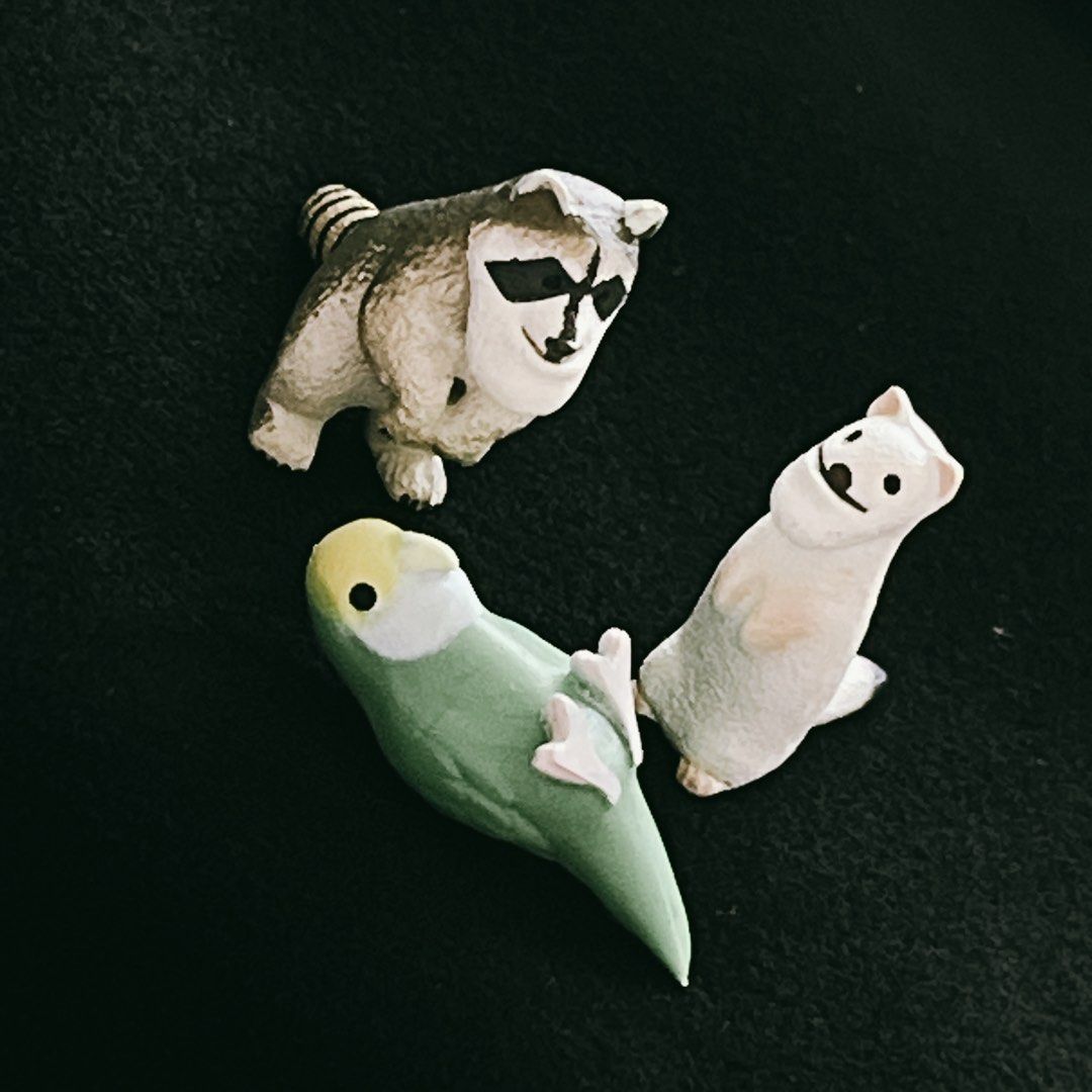 扭蛋 戽斗動物園 戽斗 厚道星球 厚道動物 厚道浣熊 北極熊 動物 現貨 迷你鸚鵡/單售$80三個特惠$200@qp119-j