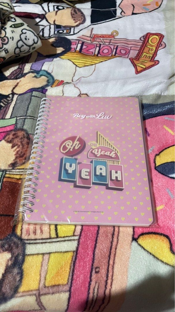 BTS Boy With Luv A5 Notebook (Category: K-Wave Merchandise) located in Paranaque City. Submitted by Min.Riya (Listing ID 1361795124, Image 1). Description: Official Sealed Brand New.
