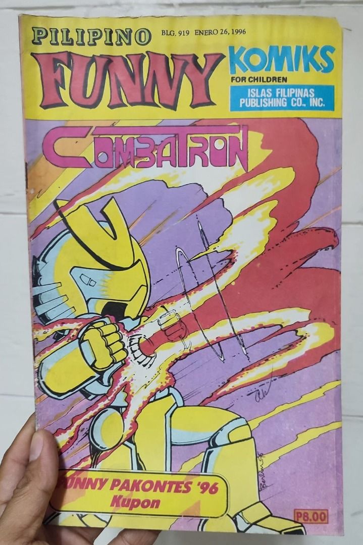 Combatron Cover Funny Komiks Tagalog Set of 4pcs Complete Pages ...