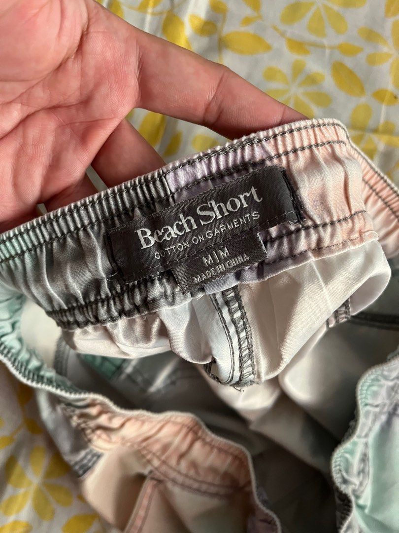 Cotton On swim shorts (Category: Shorts) located in San Jose del Monte. Submitted by yllib1112 (Listing ID 1361833213, Image 3). Description: Bagong bago pa. No issue. Medium size 30-32. Length 17 inches .