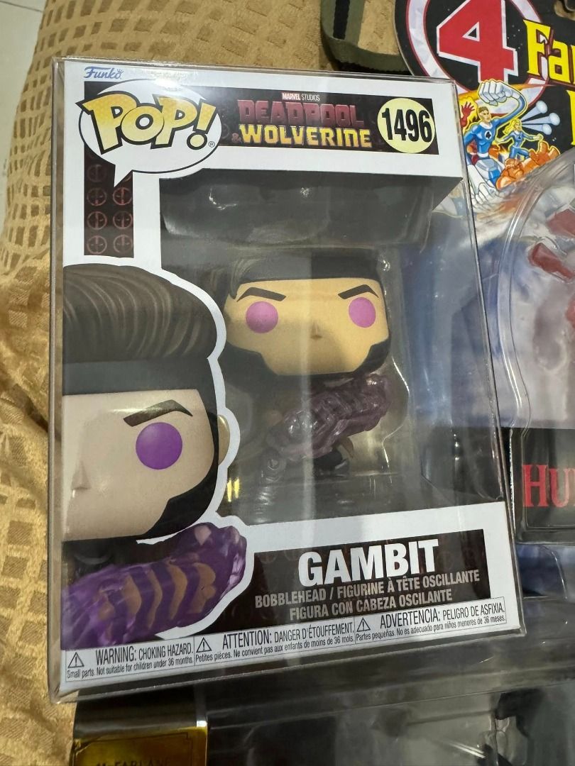 Funko Pop Deadpool & Wolverine 1496 Gambit NISB, Toys & Collectibles ...
