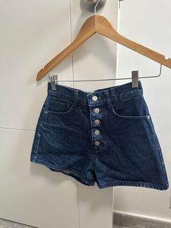 Japan GU Classic Denim denim shorts63017772689026110