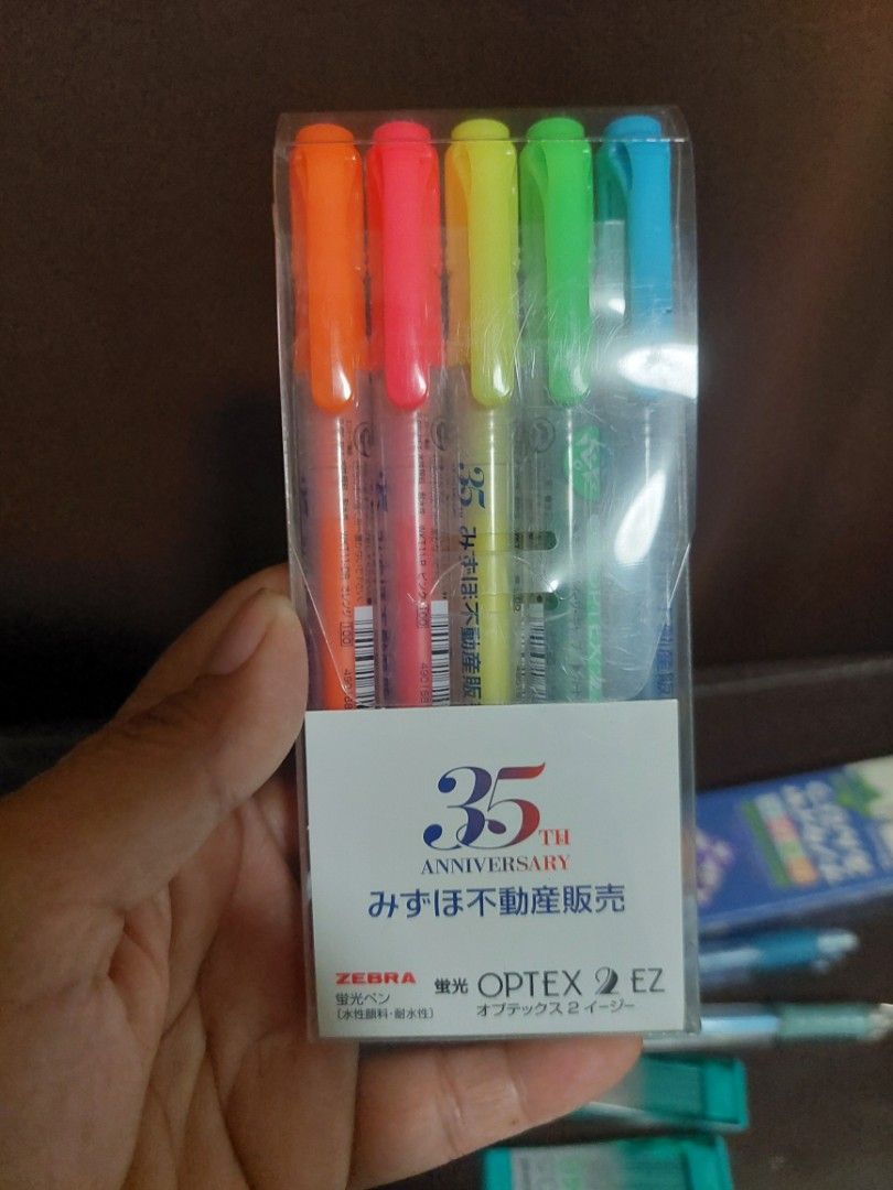 Highlighter pens & Pencils set (Category: Stationery & School Supplies) located in San Fernando. Submitted by gabriel_japansurplus (Listing ID 1361801970, Image 2). Description: Japan Surplus items. -Zebra Optex pens -new pencils -mechanical pencil with leads.