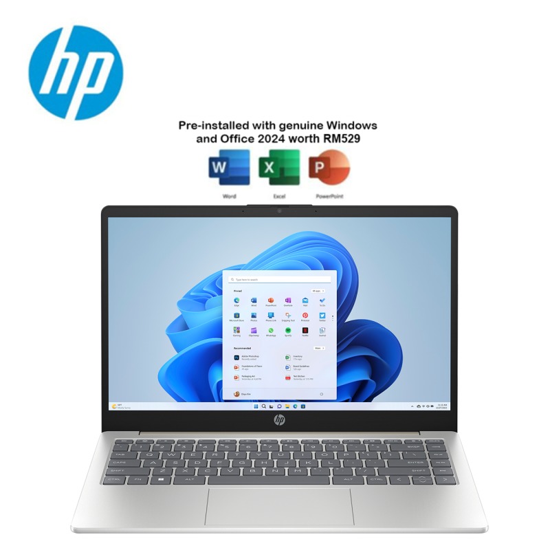 HP 14-EM0225/0226AU Laptop (Warm Gold/Natural Silver) [AMD Ryzen™ 7 ...