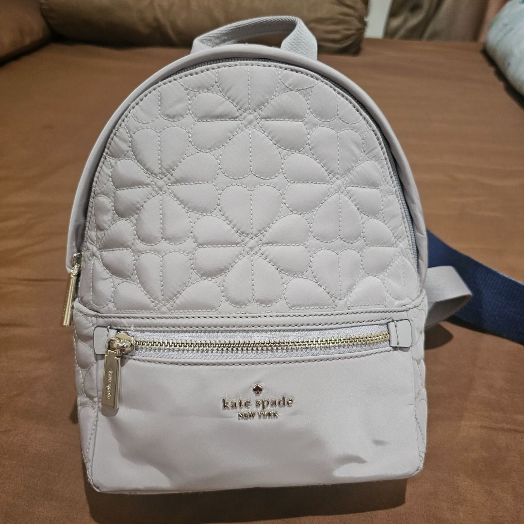Katespade flower Quilted Mini Backpack