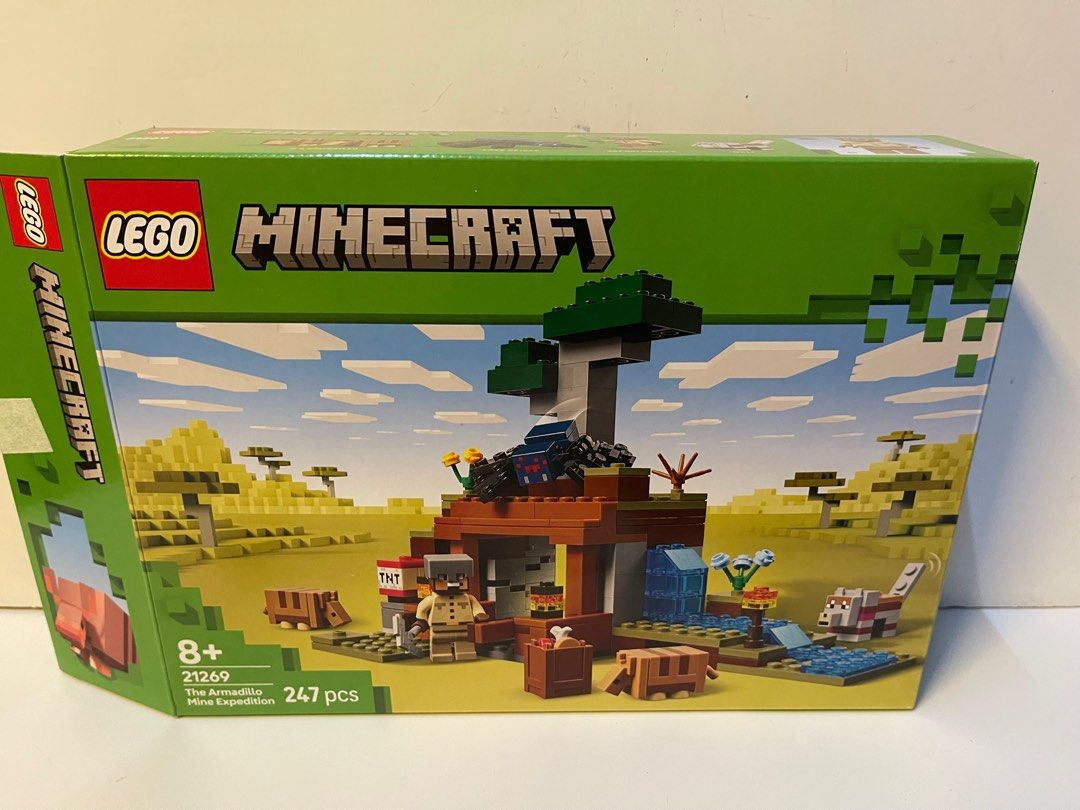 Lego Minecraft 21269 The Armadillo Mine Expedition [2025], Hobbies ...