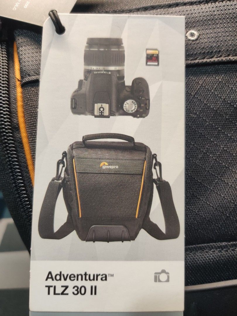 Lowepro Adventura TLZ 30 II (Category: Camera Bags & Carriers) located in Makati City. Submitted by chuchay76 (Listing ID 1361815368, Image 1). Description: Designed for a light DSLR with attached kit lens Durable, molded base safeguards gear from moisture & impact Memory card pocket and pleated side pockets for accessories Handle, removable & adjustable padded shoulder strap, belt loop can fit DSLR with attached kit lens (such as Canon Rebel T5i