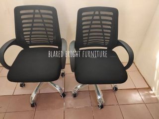 Mesh type office staff chair | office furniture partition