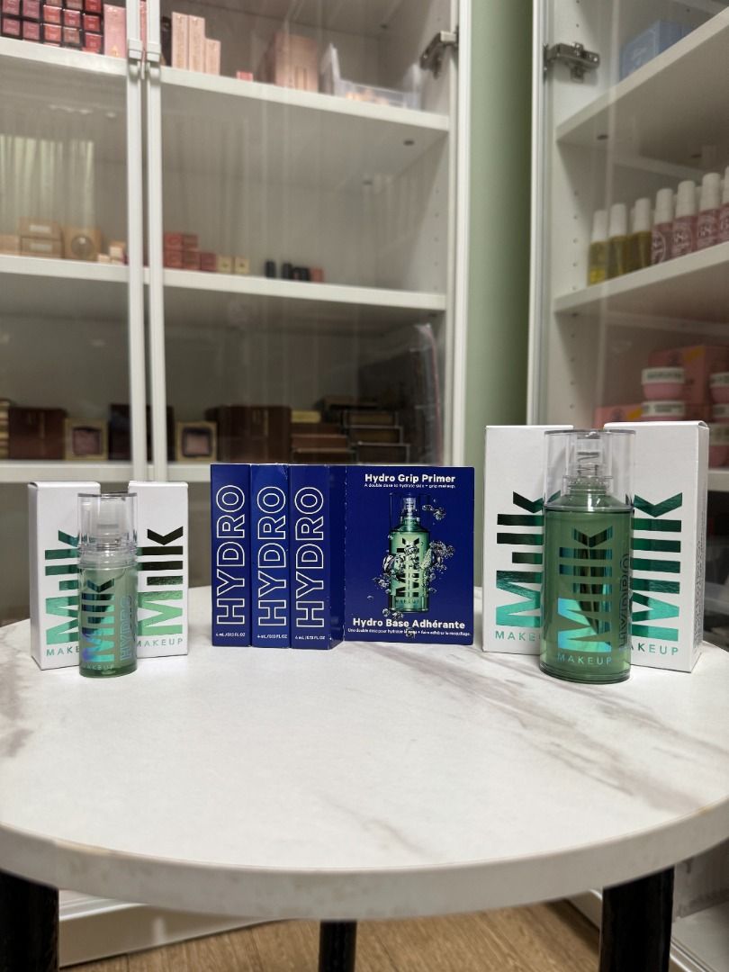 MILK MAKEUP Hydro Grip Primer (Category: Makeup) located in Quezon City. Submitted by happyfactoryph (Listing ID 1361830820, Image 1). Description: MILK MAKEUP Hydro Grip Primer 🌸 Primer 4 ml - P790 Primer 8 ml -4ml x 2 - P1290 Primer 10 ml nobox - P1590 Primer 10 ml - P1690 Primer 45 ml - P3190 ⭐ MOP: COD, BPI, BDO, Metrobank, Gcash ⭐ Shipping: Grab, Lalamove, J&T, LBC⁣ ⁣ ⭐ ORDER Form Name: Order(s): Contact Number: Delivery Address: ⭐ Prices l