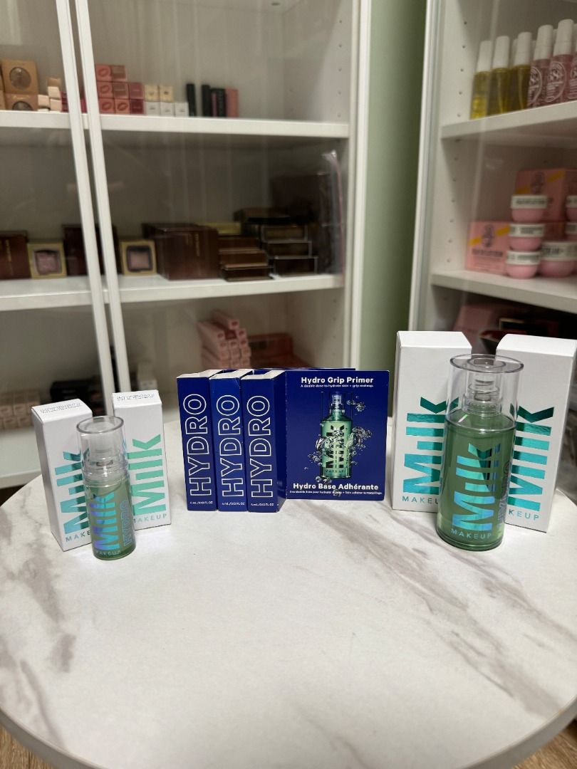 MILK MAKEUP Hydro Grip Primer (Category: Makeup) located in Quezon City. Submitted by happyfactoryph (Listing ID 1361830820, Image 2). Description: MILK MAKEUP Hydro Grip Primer 🌸 Primer 4 ml - P790 Primer 8 ml -4ml x 2 - P1290 Primer 10 ml nobox - P1590 Primer 10 ml - P1690 Primer 45 ml - P3190 ⭐ MOP: COD, BPI, BDO, Metrobank, Gcash ⭐ Shipping: Grab, Lalamove, J&T, LBC⁣ ⁣ ⭐ ORDER Form Name: Order(s): Contact Number: Delivery Address: ⭐ Prices l