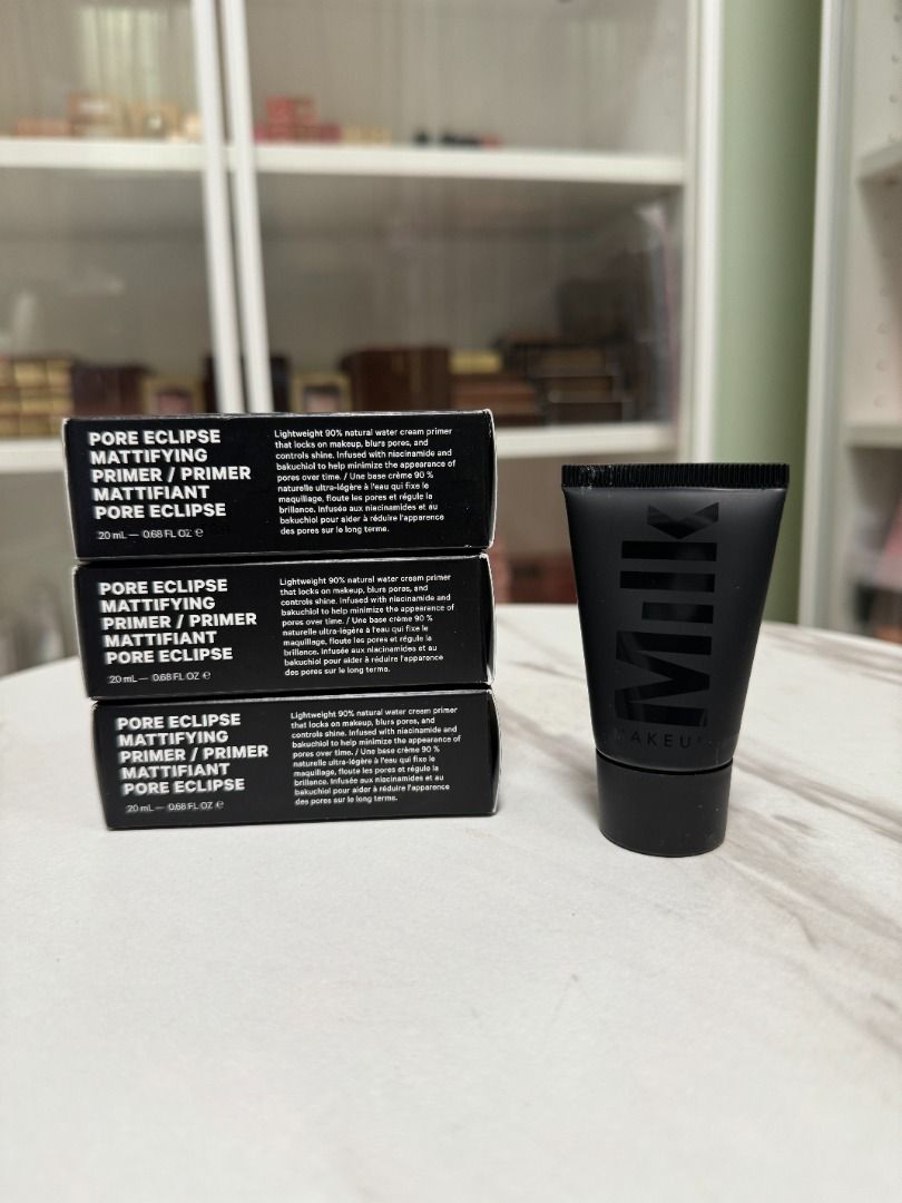 MILK MAKEUP Pore Eclipse Mattifying Primer (Category: Makeup) located in Quezon City. Submitted by happyfactoryph (Listing ID 1361826154, Image 1). Description: MILK MAKEUP Pore Eclipse Mattifying Primer 20 ml for only P1690 🌸 ⭐ MOP: COD, BPI, BDO, Metrobank, Gcash ⭐ Shipping: Grab, Lalamove, J&T, LBC⁣ ⁣ ⭐ ORDER Form Name: Order(s): Contact Number: Delivery Address: ⭐ Prices listed reflect current promotional offers and are subject to change bas
