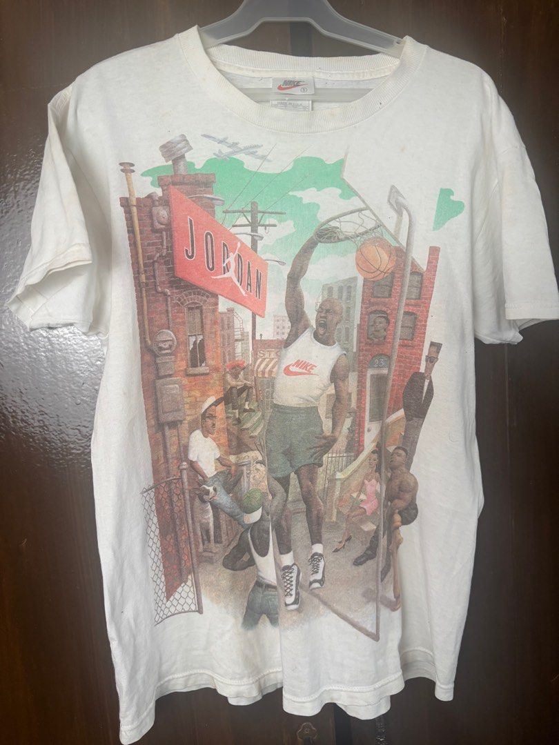 Nike Michael Jordan Vintage (Category: Tshirts & Polo Shirts ) located in Makati City. Submitted by jctaruc (Listing ID 1361860677, Image 1). Description: FOR SALE Vintage Nike Michael Jordan Shirt Used, Size S Php2,500 Payment via Cash, GCASH or BPI Bank Transfer Shipping via Grab/Lalamove c/o Buyer Meetups in Makati; Glorietta, Greenbelt or One Ayala .