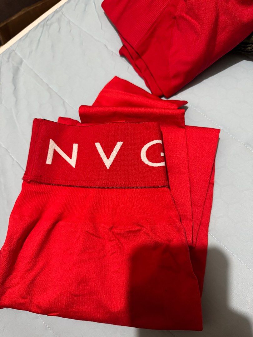 NVGTN Leggings (Category: Activewear) located in Quezon City. Submitted by cessdecluttering (Listing ID 1361928489, Image 3). Description: Size: Small Color: Red.