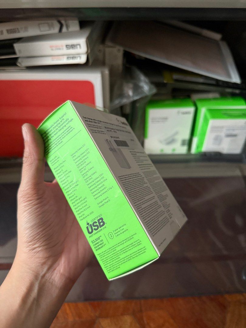 Original Belkin BoostCharge 30 watts Type C Adaptor Adapter (Category: Electrical, Adaptors & Sockets) located in Manila. Submitted by razelysonn (Listing ID 1361850092, Image 3). Description: All brand new! 999 each FIXED .
