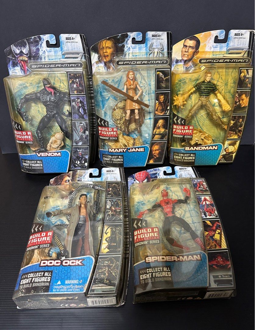 (Price for all) Rare 2003 vintage Sandman BAF build a figure wave ...