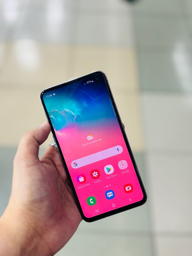 Samsung S10e 6/128GB Openline no issues (Category: Samsung) located in San Juan City. Submitted by najihahtelecomshop2018 (Listing ID 1361872848, Image 3). Description: Legit Store | Original unit FOR SALE | TRADE / SWAP ▫️INSTALLMENT thru: 🔸Credit Card (straight / installment) 🔸Ggives / Gcredit + 6% interest 🔸Spay Later + 6% interest (RFS: Buy and Sell any kinds of Gadgets) Description: Samsung S10e 6/128GB NTC APPROVED Openline ( Any sim wil