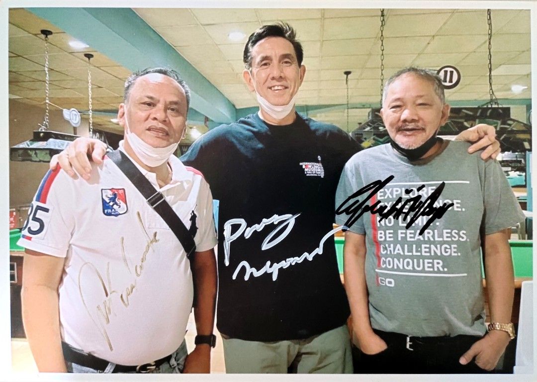 Signed Photo Efren,Django,Paeng (Category: Art & Prints) located in Paranaque City. Submitted by marcusandrei0424 (Listing ID 1361866500, Image 1). Description: A4 Signed Photo Efren bata Reyes Paeng Nepomuceno Django Bustamante pick up Las Piñas.