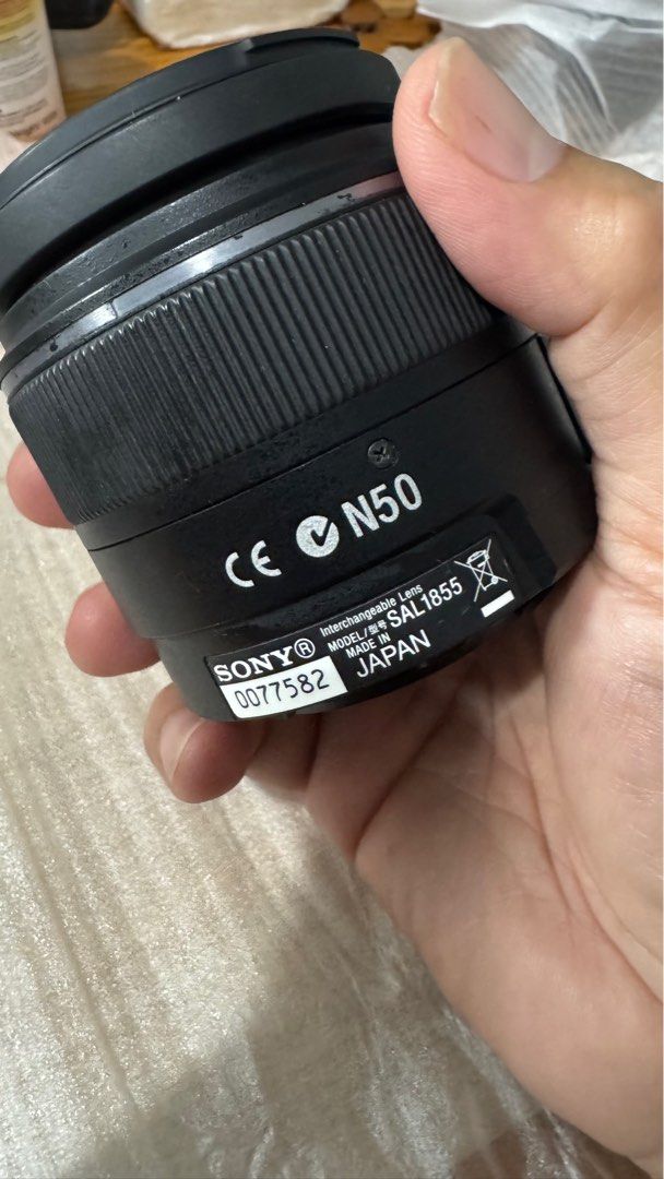 Sony 18-55 SAM used to just test camera (Category: Lens & Kits) located in Baguio. Submitted by oftherock (Listing ID 1361813938, Image 3). Description: Original kitlens of my A77 Never got to use this because I bought a Tamron 17-50 2.8 as my workhorse lens. My Sony 77 cannot be fixed anymore So I am Decluttering as I move to action camera vlogging and photography.