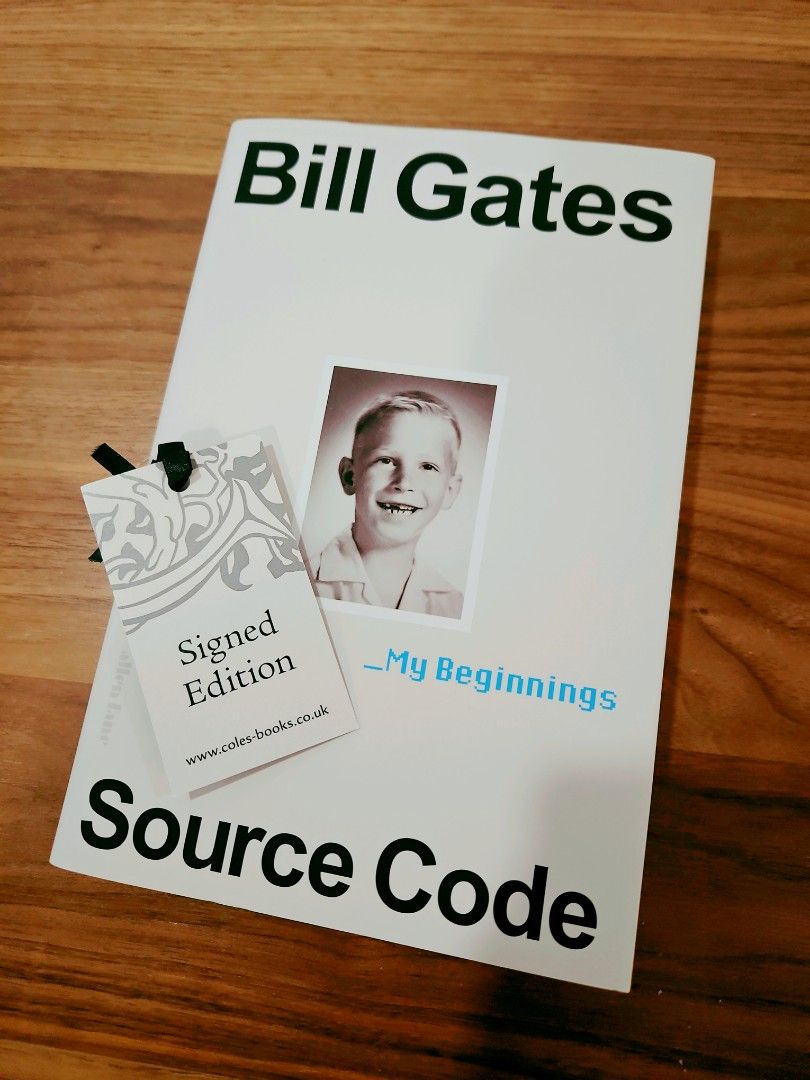 "Source Code" UK edition signed by Bill Gates (Category: Storybooks) located in Petaling Jaya. Submitted by runningonempty (Listing ID 1361895430, Image 1). Description: .