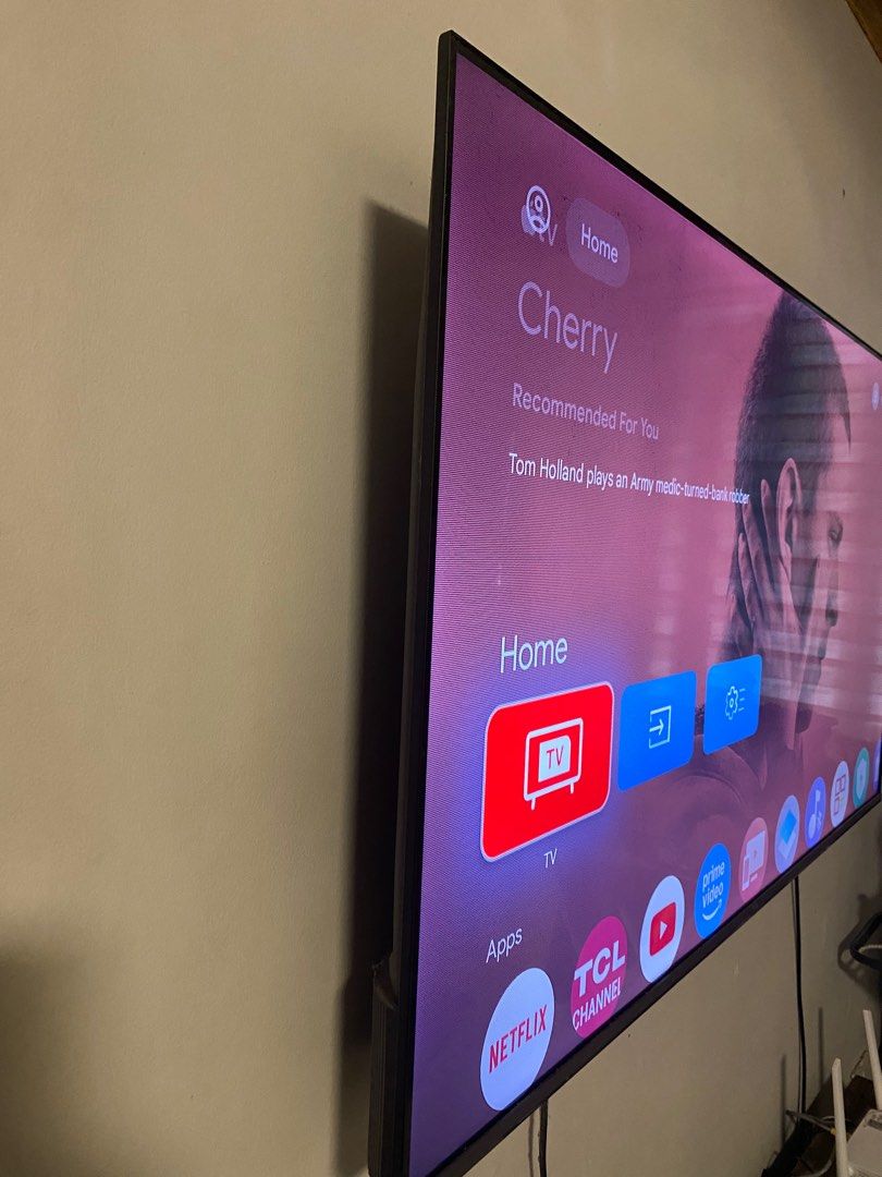 Tcl 50 inches flat screen TV (Category: TV) located in Manila. Submitted by n6tv4kn2fz (Listing ID 1361847090, Image 3). Description: Pm for more info po Pick up pwede or lalamve.
