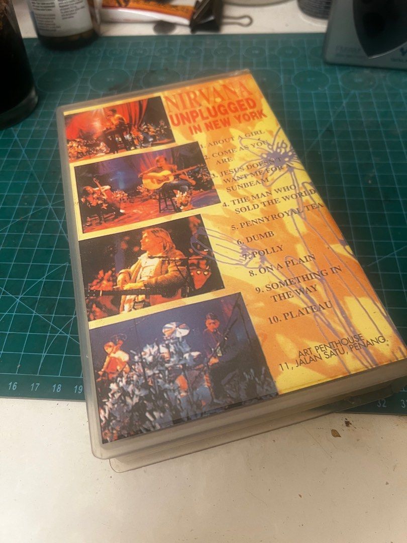 VHS Nirvana Unplugged In New York Vintage, Hobbies & Toys, Music ...