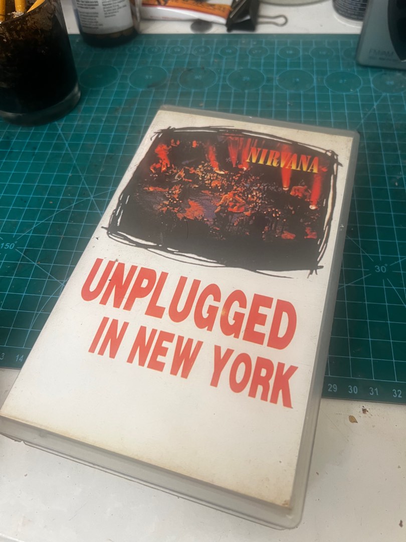 VHS Nirvana Unplugged In New York Vintage, Hobbies & Toys, Music ...