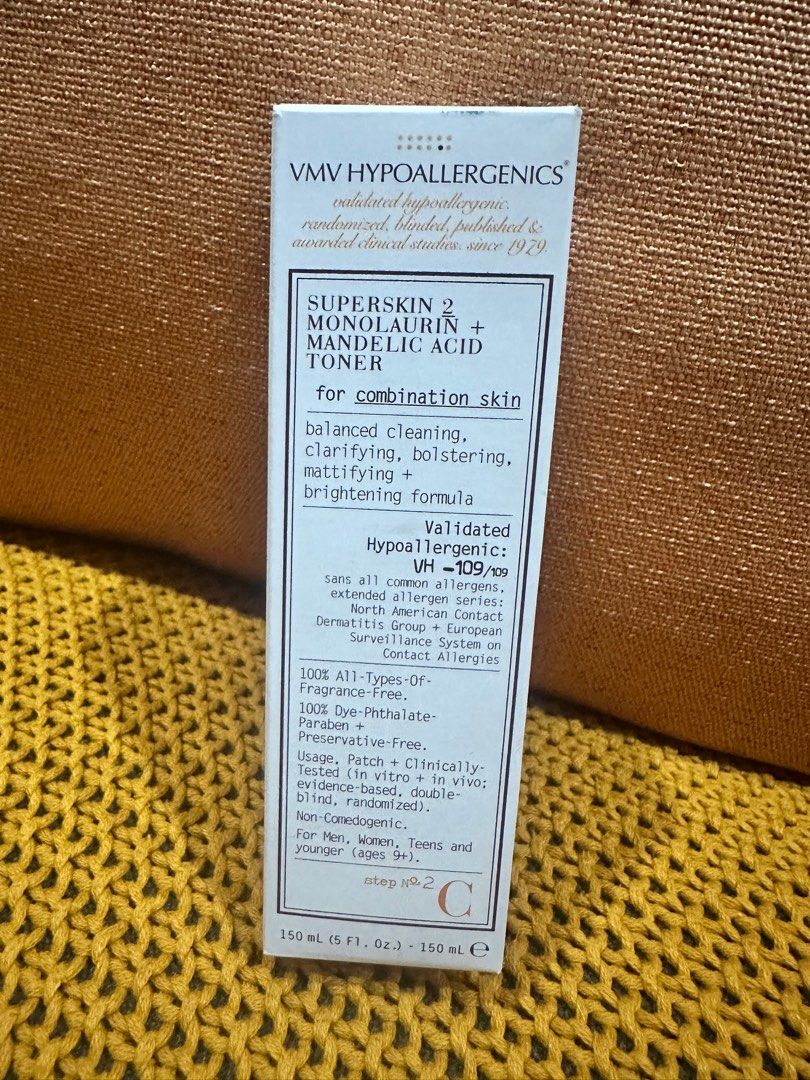 VMV Superskin 2 Toner (Category: Face Care) located in Cavite. Submitted by gcruz0512 (Listing ID 1361924156, Image 1). Description: RFS: wrong variant (The bottle has no manufacturer's seal) - you may verify this 100% full. Never tried. Bought April 4..