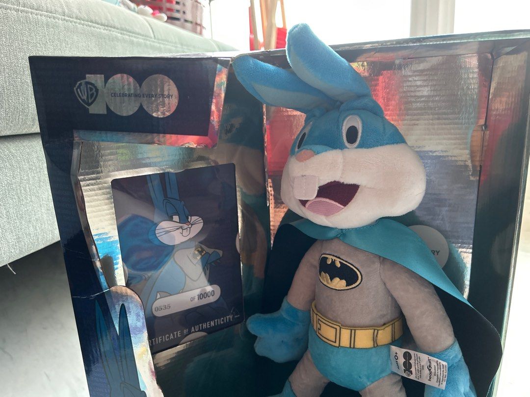 Warner Bros. 100th Anniversary Bugs Bunny Plush, Hobbies & Toys, Toys ...