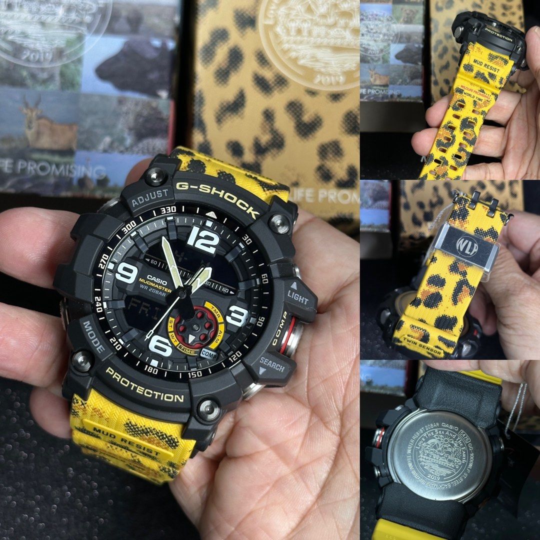 🐆🐆 Rare Limited Edition Mudmaster Leopard CASIO G-SHOCK GG