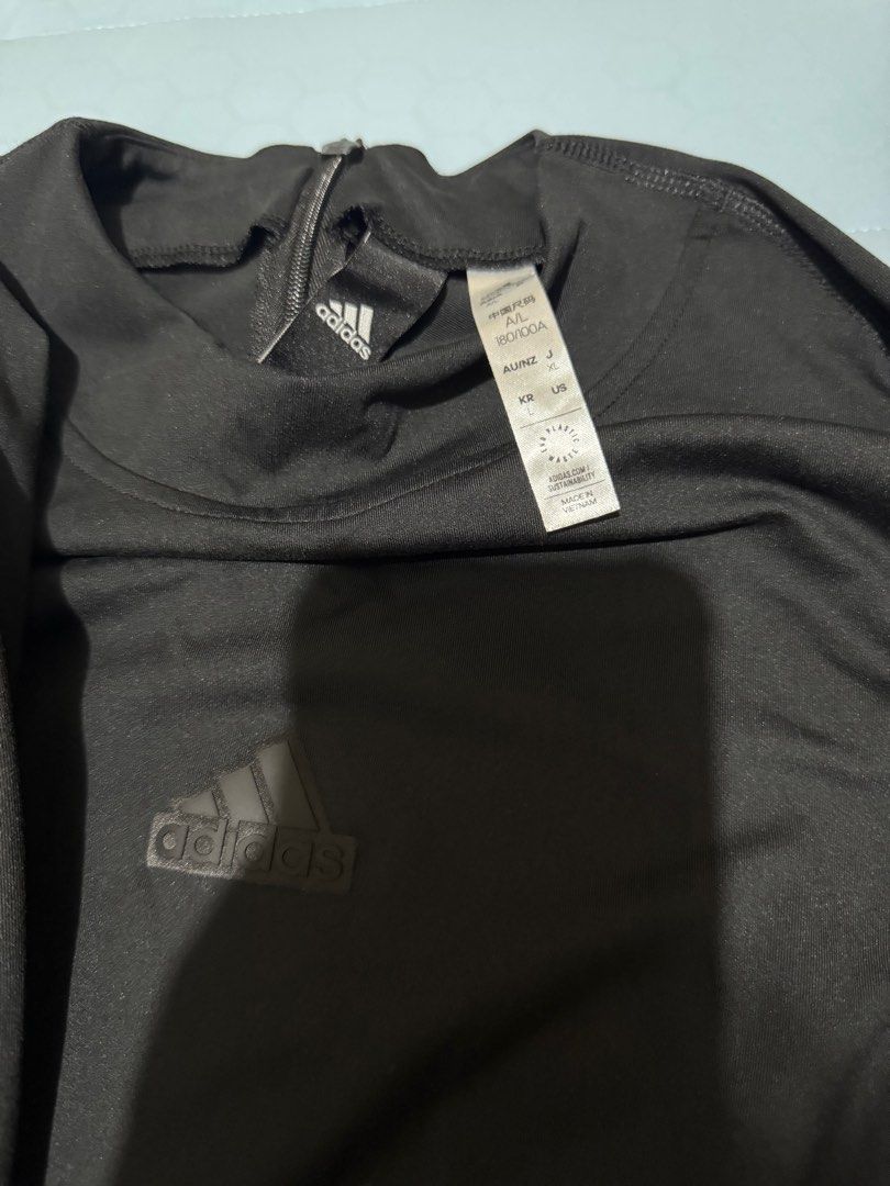 Adidas Longsleeve Top (Category: Activewear) located in Quezon City. Submitted by cessdecluttering (Listing ID 1362036154, Image 2). Description: Only used once; unisex; personally bought from the store.