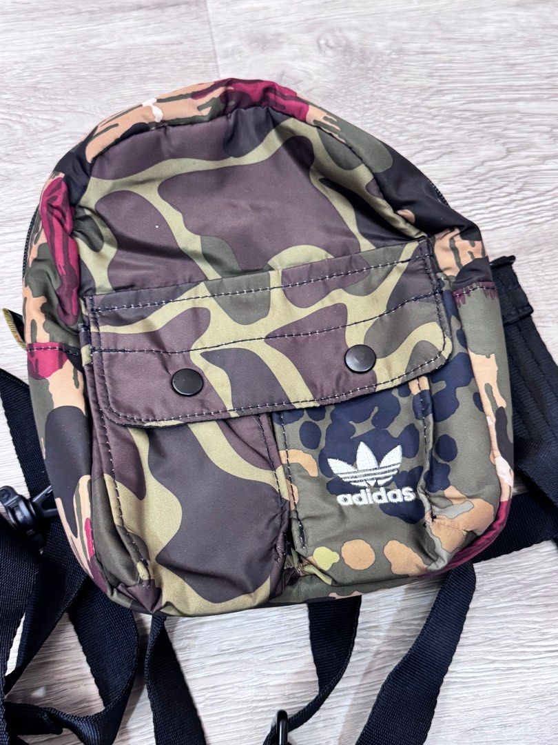 adidas camo mini backpack Amazon.com | CLASSIC IJ5050 (Green), Size ONE Small zip pocket to secure stuff like keys or cash. ADIDAS 'Camouflage Classic Sport Backpack'