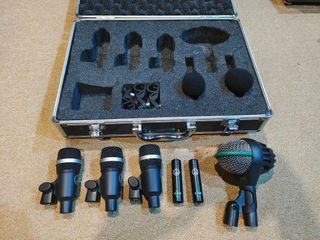 AKG Rhythm Pack Drum Kit Microphone D112 D40 C430 complete for Sale or Swap