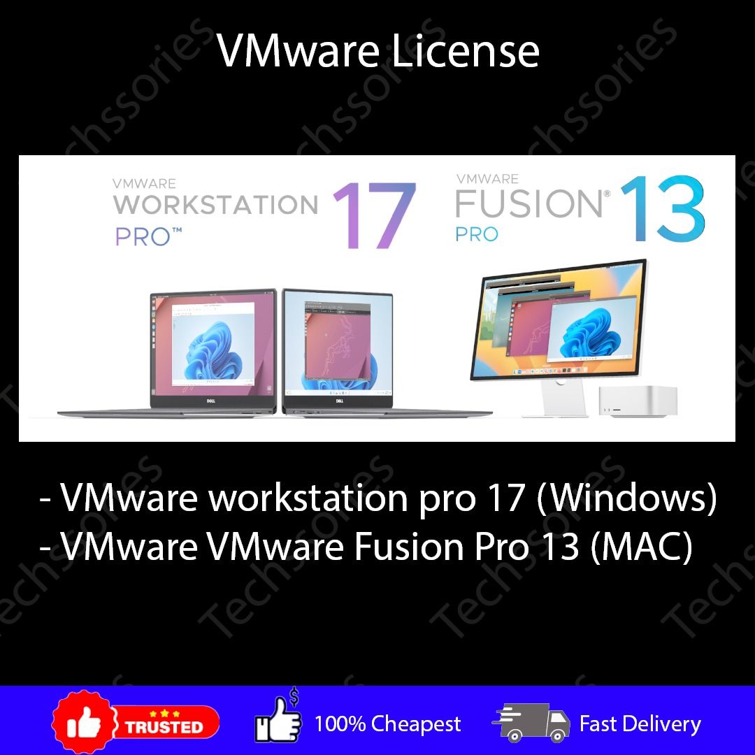 Authentic VMware workstation pro 17 / VMware VMware Fusion Pro 13 ...