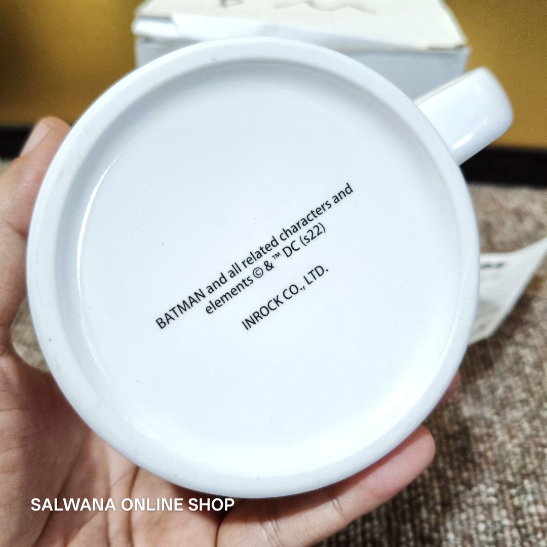BATMAN DC MICROWAVABLE CERAMIC MUG 320ML • JAPAN SURPLUS (Category: Coffee & Tea Tableware) located in Mabalacat. Submitted by salwanaonlineshop (Listing ID 1362040739, Image 3). Description: BATMAN DC MICROWAVABLE CERAMIC MUG 320ML • JAPAN SURPLUS 🇯🇵 Brandnew with plain white box 🇯🇵 Made in Japan 🇯🇵 No issue 🇯🇵 Japan Source 🇯🇵 ₱380 each 🛒 Follow us on S.H.O.P.E.E and L.A.Z.A.D.A at SALWANA ONLINE SHOP for more rare, vintage, collectib