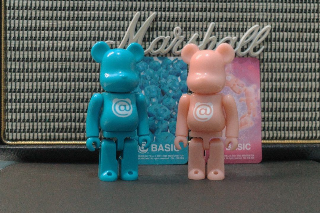 BEARBRICK BASIC SET (Category: Toys & Games) located in Manila. Submitted by keimnl (Listing ID 1362055431, Image 1). Description: - comes with card - 250 each, 400 as a set! - from series 41 & 45 .