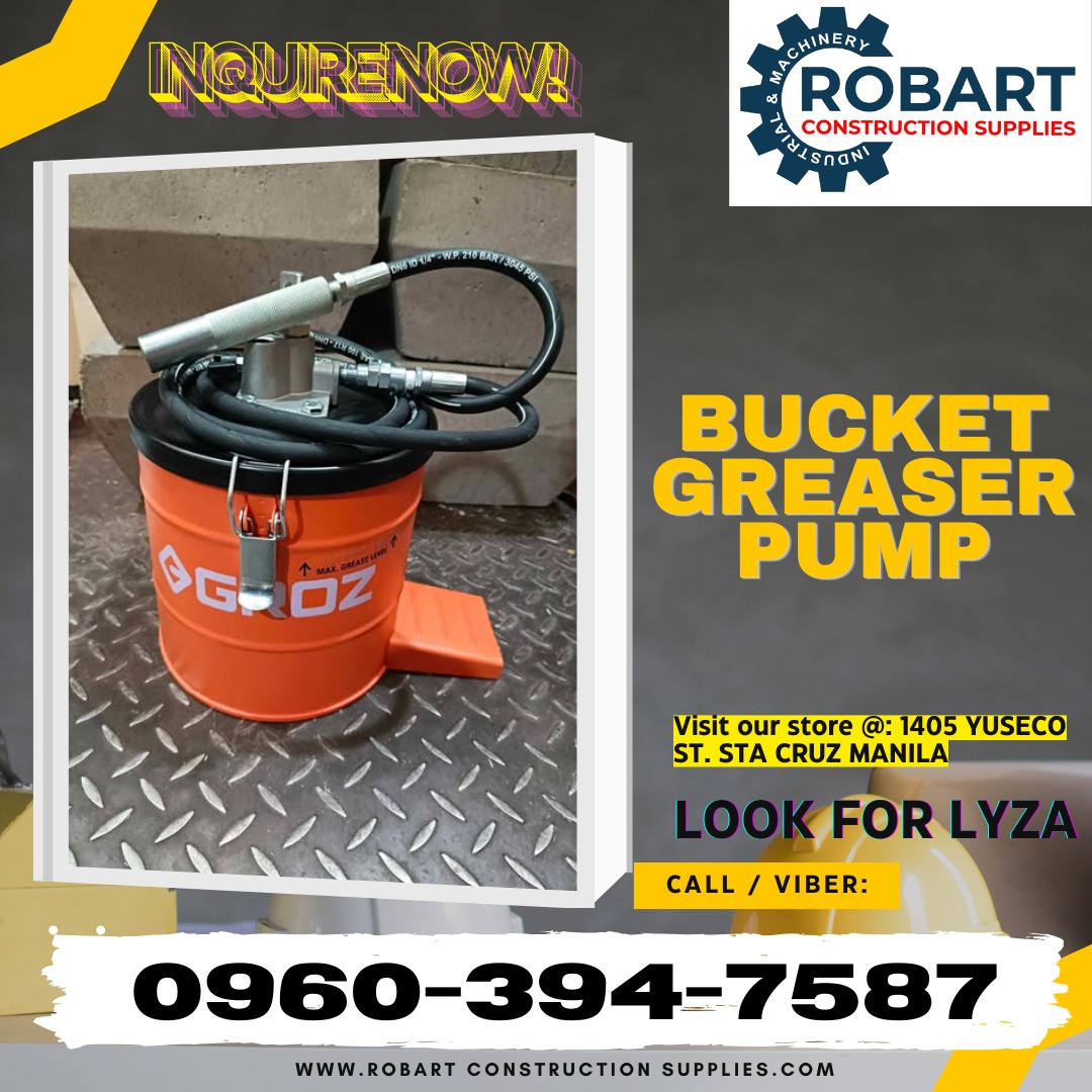Bucket Greaser Pump, Commercial & Industrial, Construction Tools ...