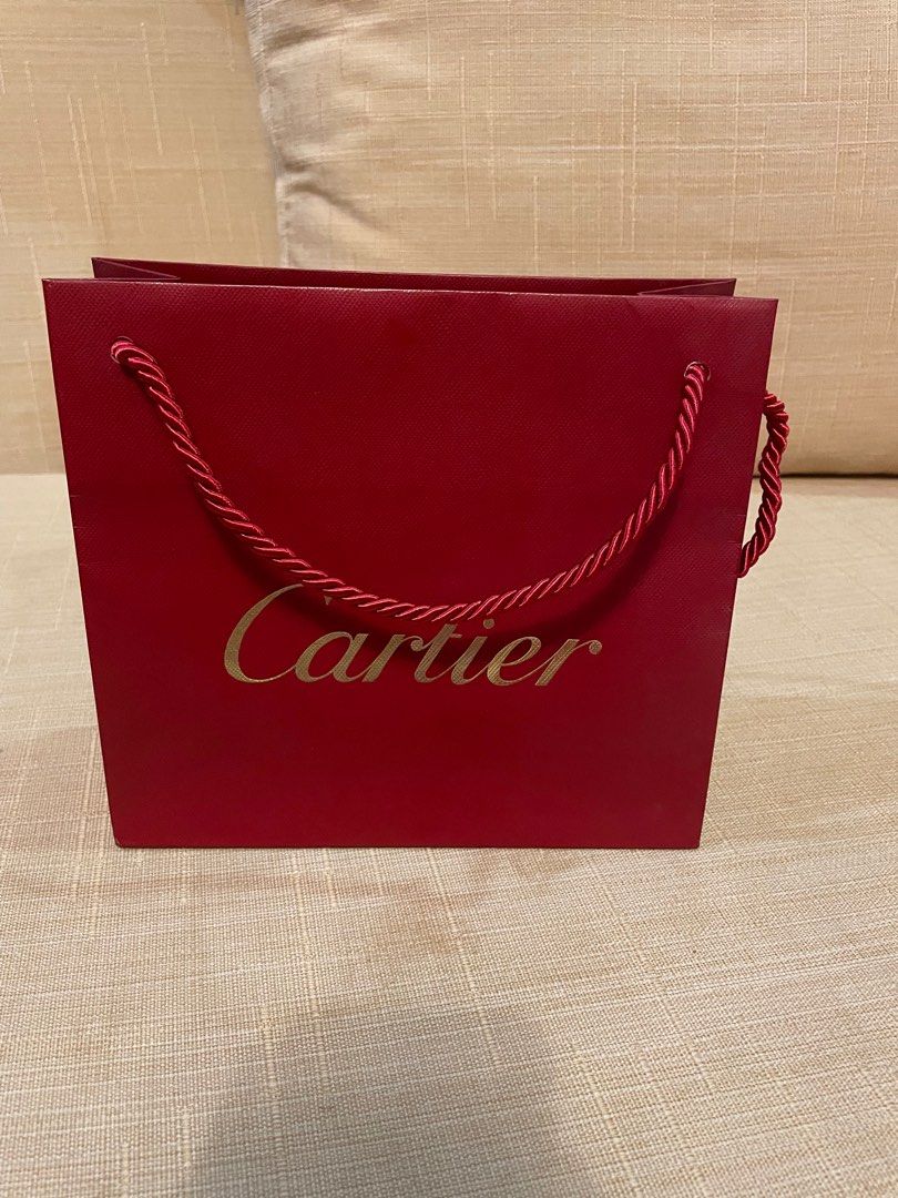 Cartier paperbag (Category: Luxury Bags & Wallets) located in Cebu City. Submitted by kiki_closet168 (Listing ID 1362102967, Image 1). Description: Size 20.5cm x 18cm x 8.5cm.