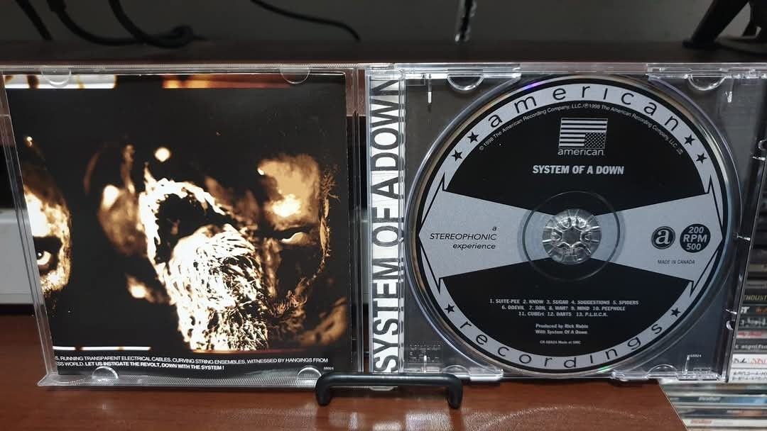 CD System Of A Down S/T selt titled SOAD debut album alternative nu ...