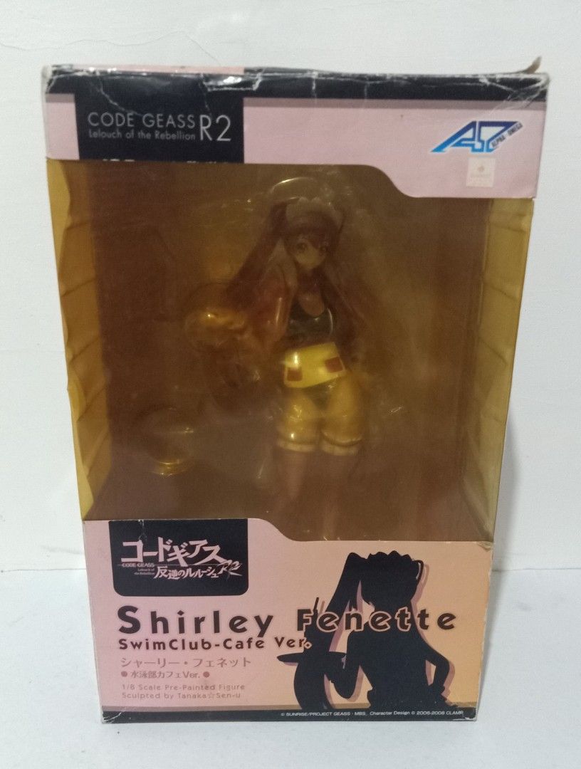 Code Geass Shirley Fenette 1/8 Scale (Category: Figurines & Statues) located in Cavite. Submitted by jmarolivia14121 (Listing ID 1362076000, Image 2). Description: BIB, damaged box but figure is good condition.
