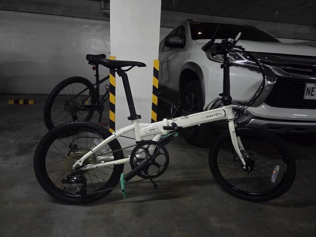 Dahon Launch D8 Folding Bike (Category: Bicycles) located in Pasig City. Submitted by seisei20 (Listing ID 1362027657, Image 3). Description: Barely used Dahon 🍃 D8 Launch Folding Bike Specs here: https://usa.dahon.com/products/launch-d8-code-ld850-for-500-off?variant=44651471700157 Meet ups: BGC, Commons, Kapitolyo.