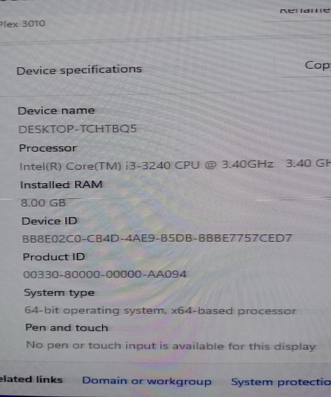 Dell Optiplex 3010 SFF PC (Category: Desktops) located in Cebu City. Submitted by nighthawk658 (Listing ID 1362120057, Image 2). Description: Dell Optiplex 3010 small form factor for sale in good condition with only a couple very minor scratches Specs are as follows Intel core i3 3rd Gen 8GB Ram 500GB Hard disk ( good health mo errors ) Ports ( rear ) 1x HDMI 1x VGA 6X USB 1X network port Audio out plus Mic Ports ( front ) 2x USB Audio out plus M